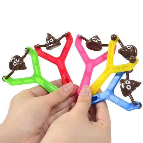 đ
Early Christma Hot Sale - Smiley Poop Slingshot Toy