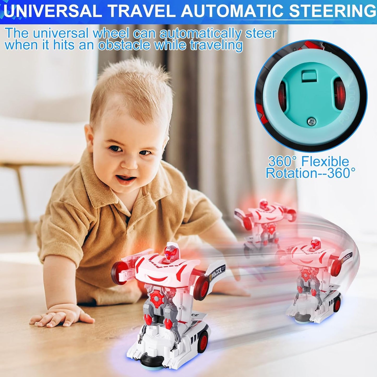 Car Converting Transformer CAR for Kids