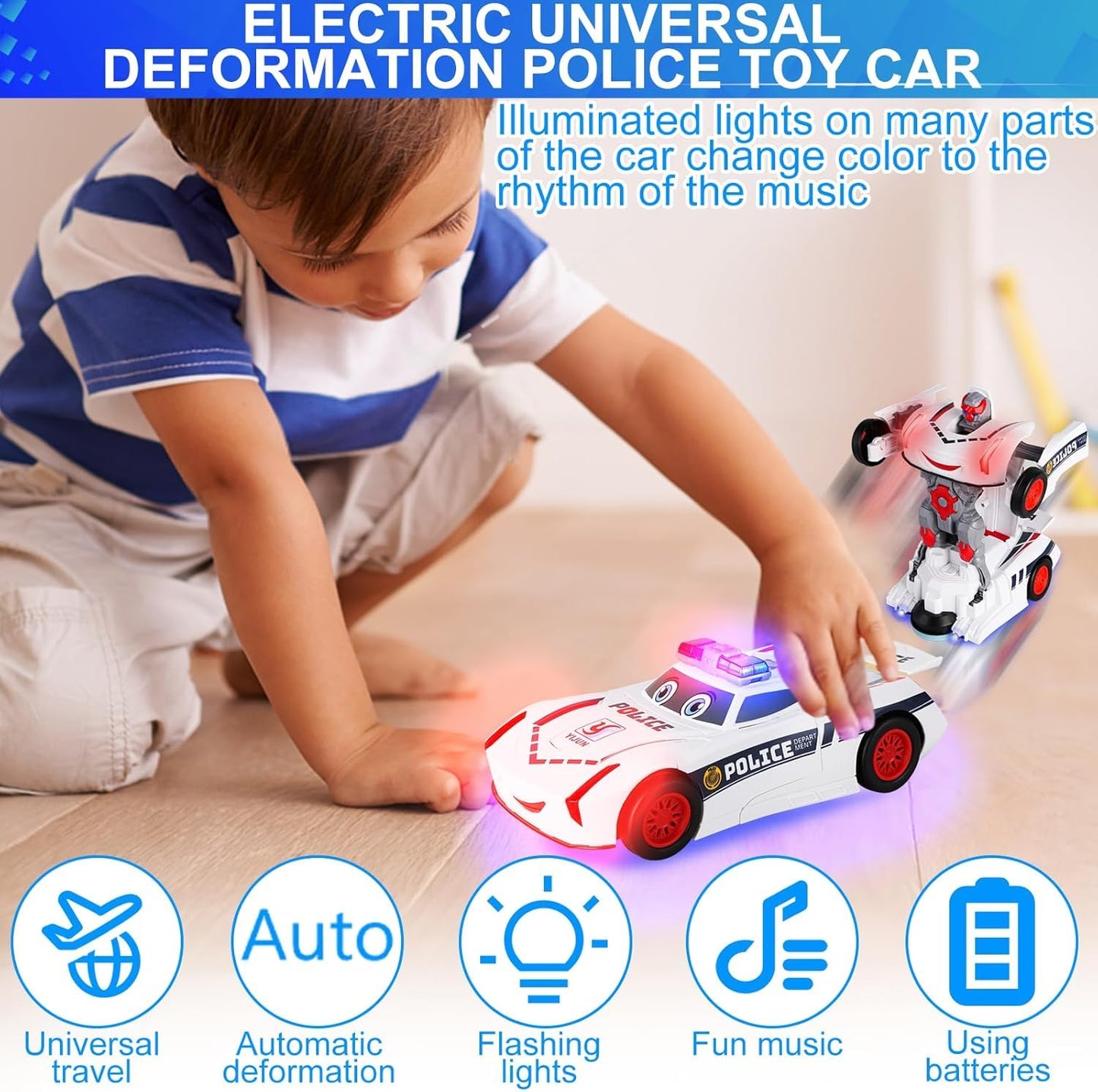 Car Converting Transformer CAR for Kids