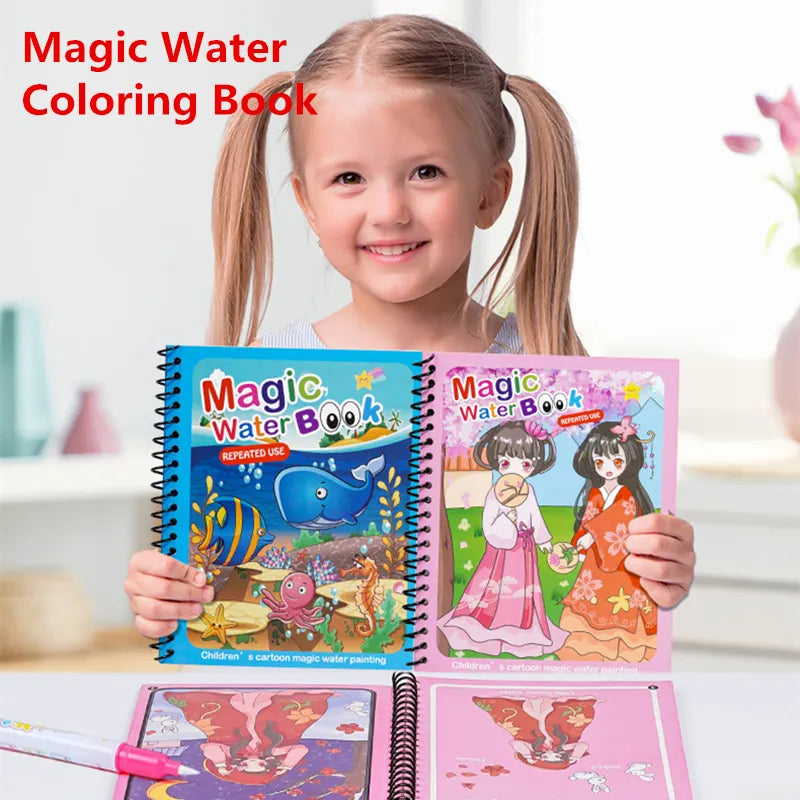 🎁 Buy 1, Get 4 🎁 Magic Water Coloring Book – Shopeum provides best  quality toy and educational kids toys
