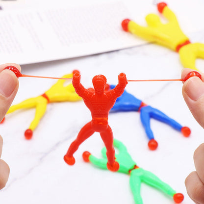 Wall Climbing Toy Spider Man. Pack Of 10