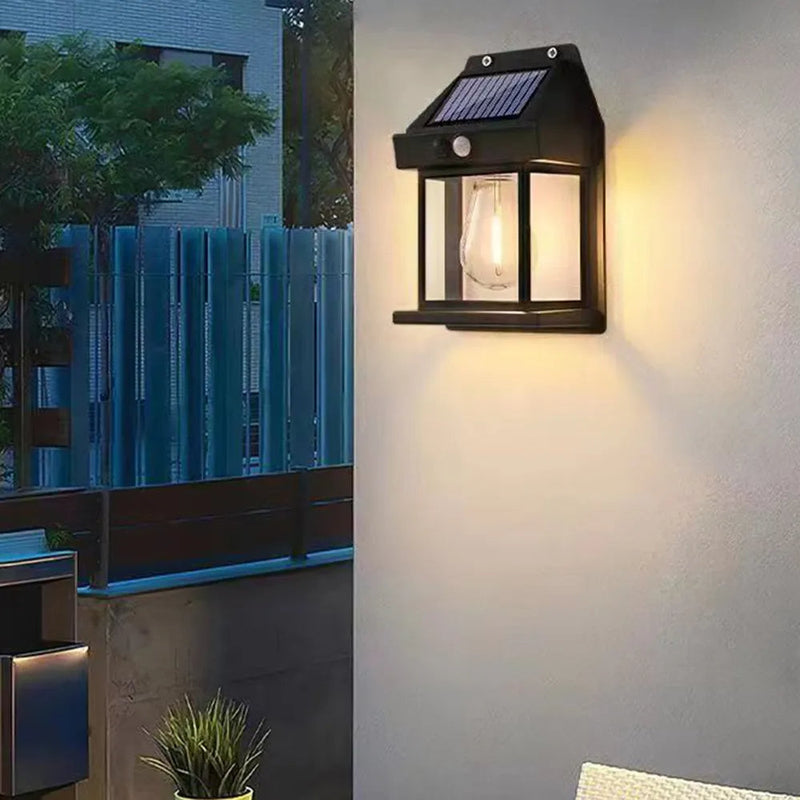 Solar Wall Lantern with 3 Modes & Motion Sensor