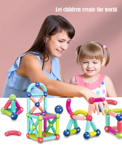 Magnetic Balls and Rods Set Educational Magnet Building Blocks