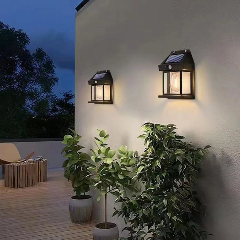 Solar Wall Lantern with 3 Modes & Motion Sensor