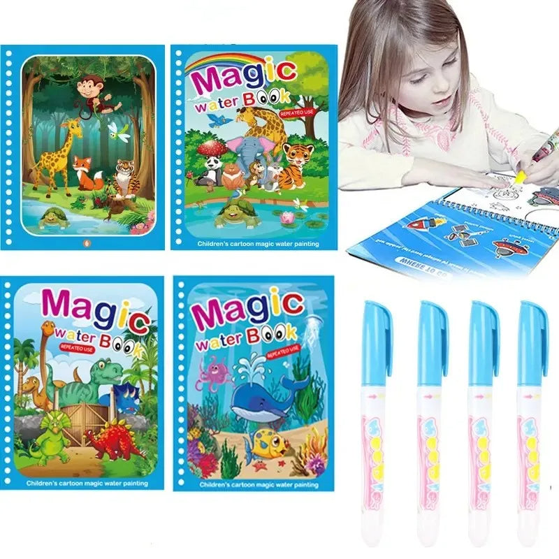 🎁 Buy 1, Get 4 🎁 Magic Water Coloring Book