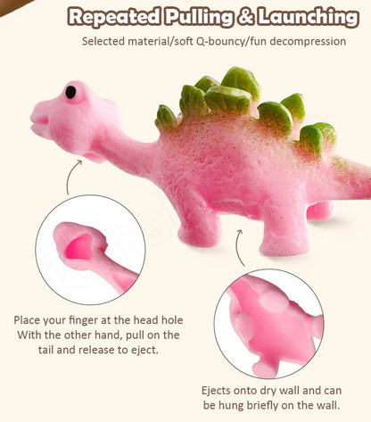 Slingshot Dinosaur Finger Toys (Pack Of 10)