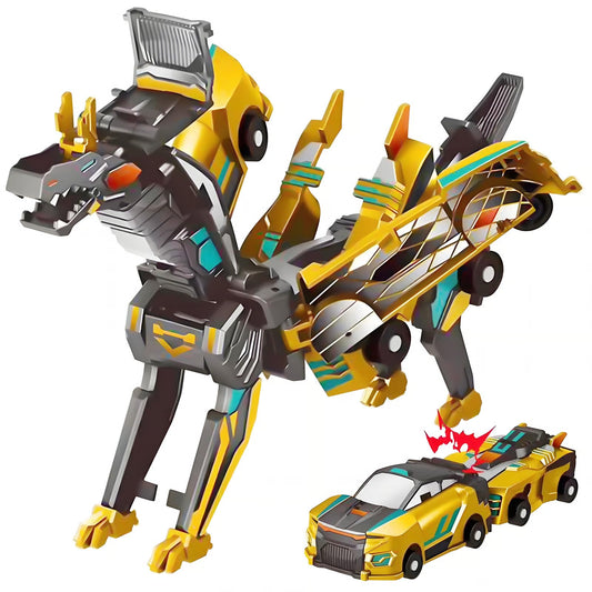 🎁Children's Special ✨ Collision Transforming Dinosaur Car Toy