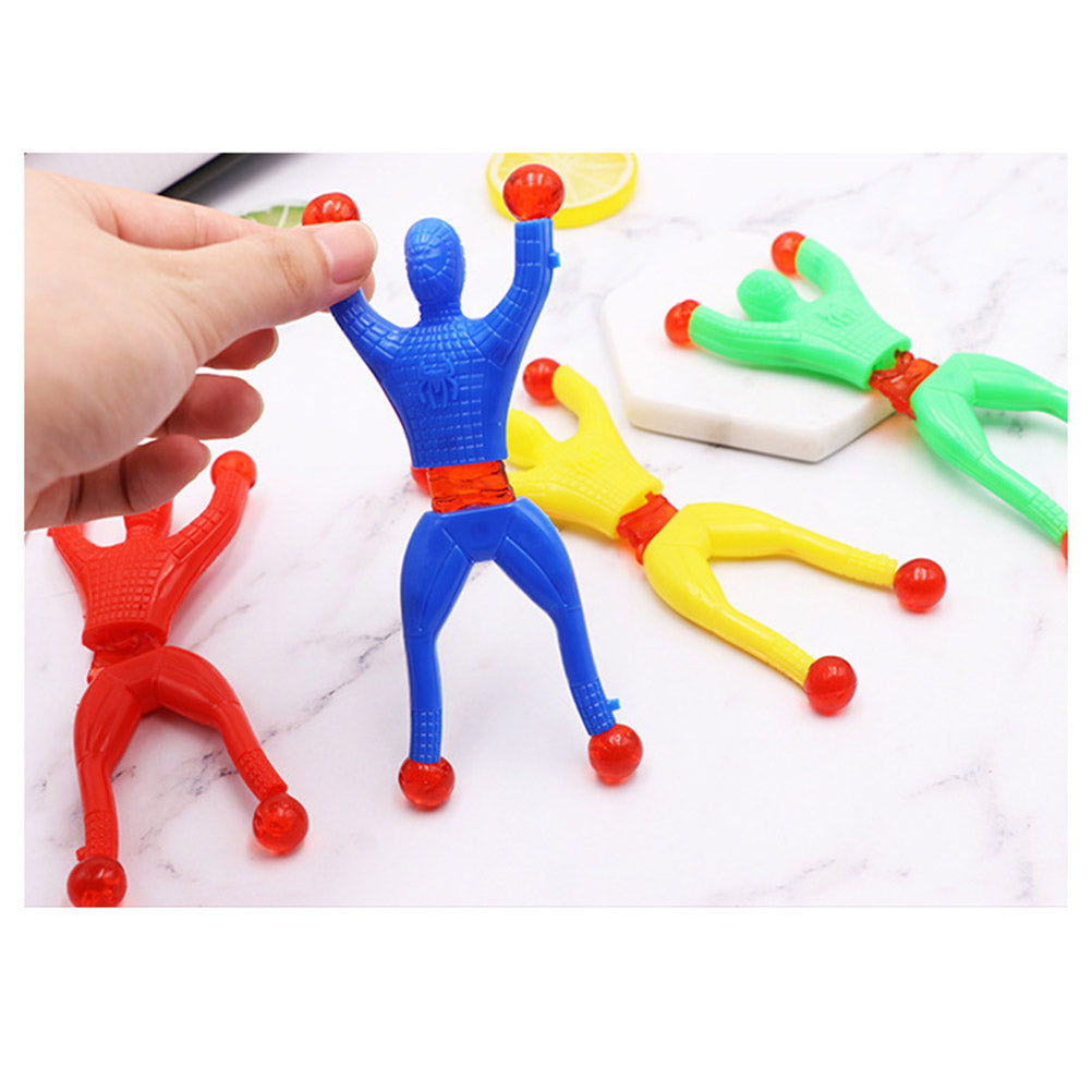Wall Climbing Toy Spider Man. Pack Of 10