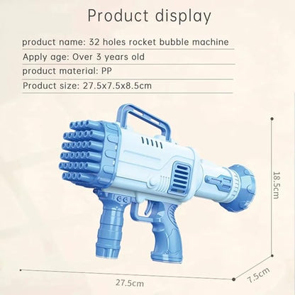 BUBLEX 32 Hole Automatic Bubble Maker & Blower Machine
