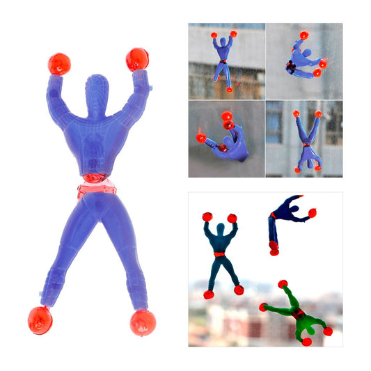 Wall Climbing Toy Spider Man. Pack Of 10