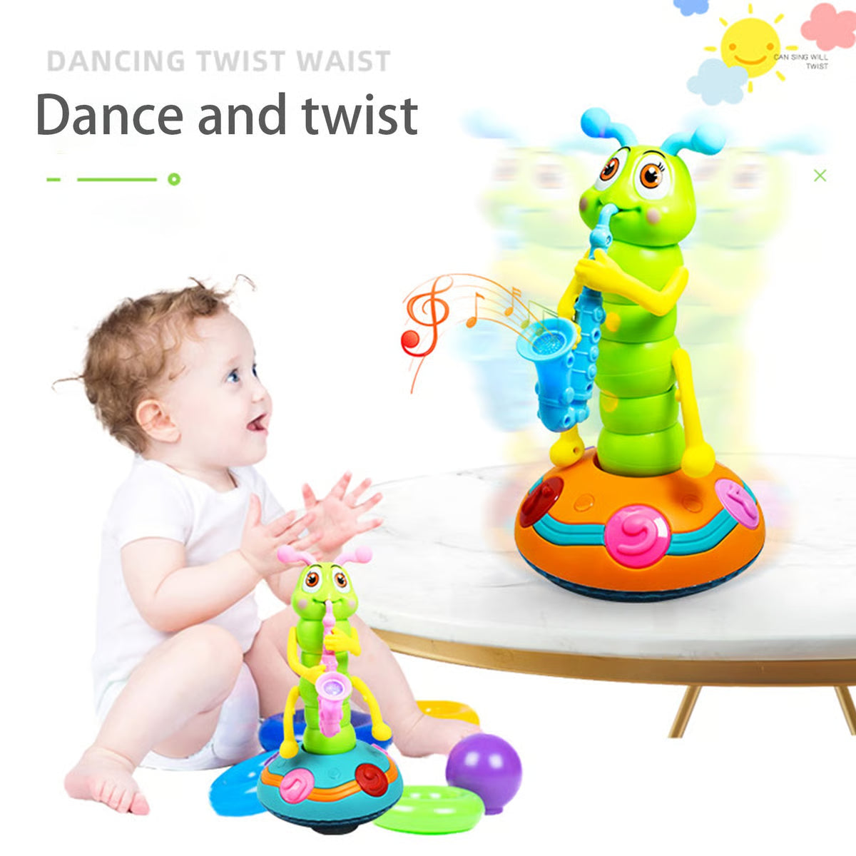 Dancing Saxophone Caterpillar