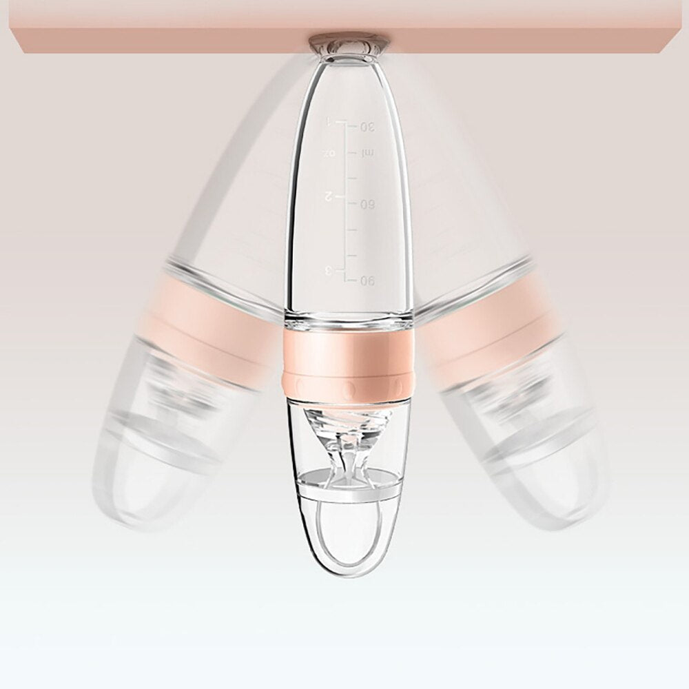 MAGICAL Baby Squeezy Silicone Spoon Bottle LAST DAY 50% OFF