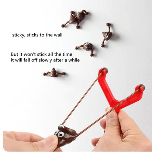 🎅Early Christma Hot Sale - Smiley Poop Slingshot Toy