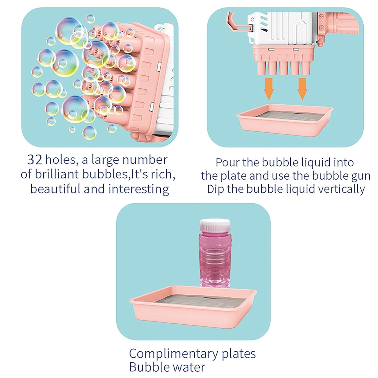 BUBLEX 32 Hole Automatic Bubble Maker & Blower Machine