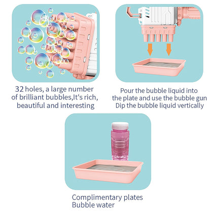 BUBLEX 32 Hole Automatic Bubble Maker & Blower Machine