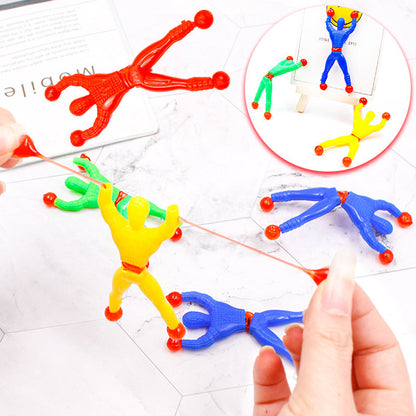 Wall Climbing Toy Spider Man. Pack Of 10
