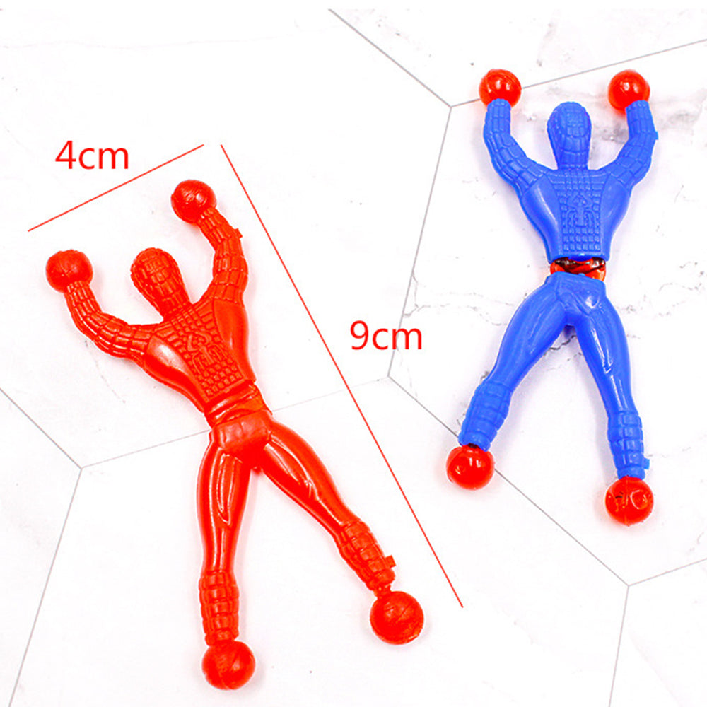 Wall Climbing Toy Spider Man. Pack Of 10