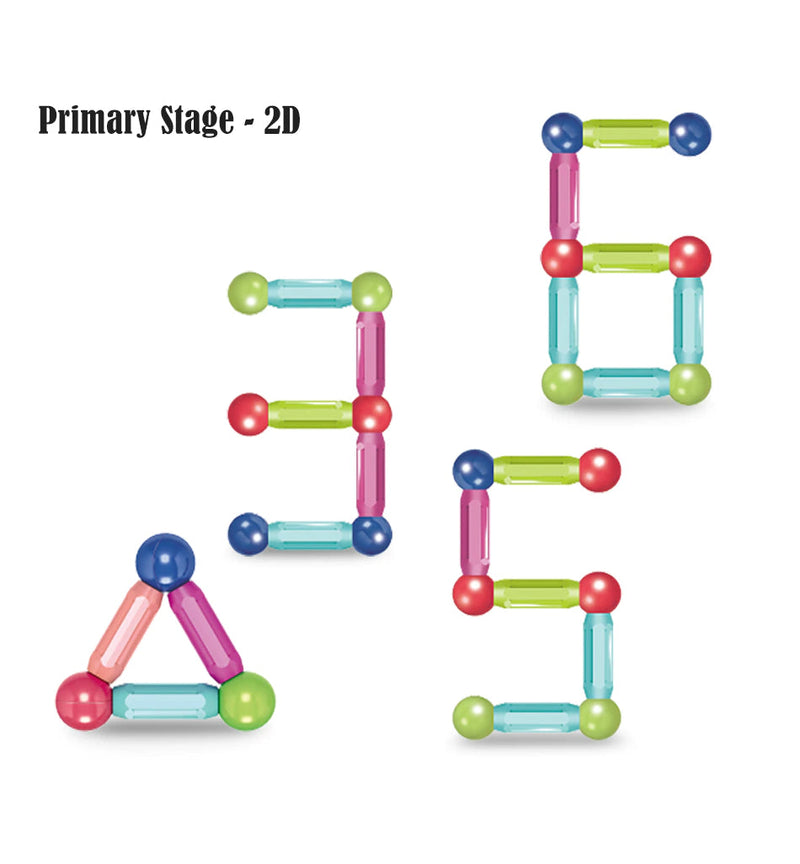 Magnetic Balls and Rods Set Educational Magnet Building Blocks