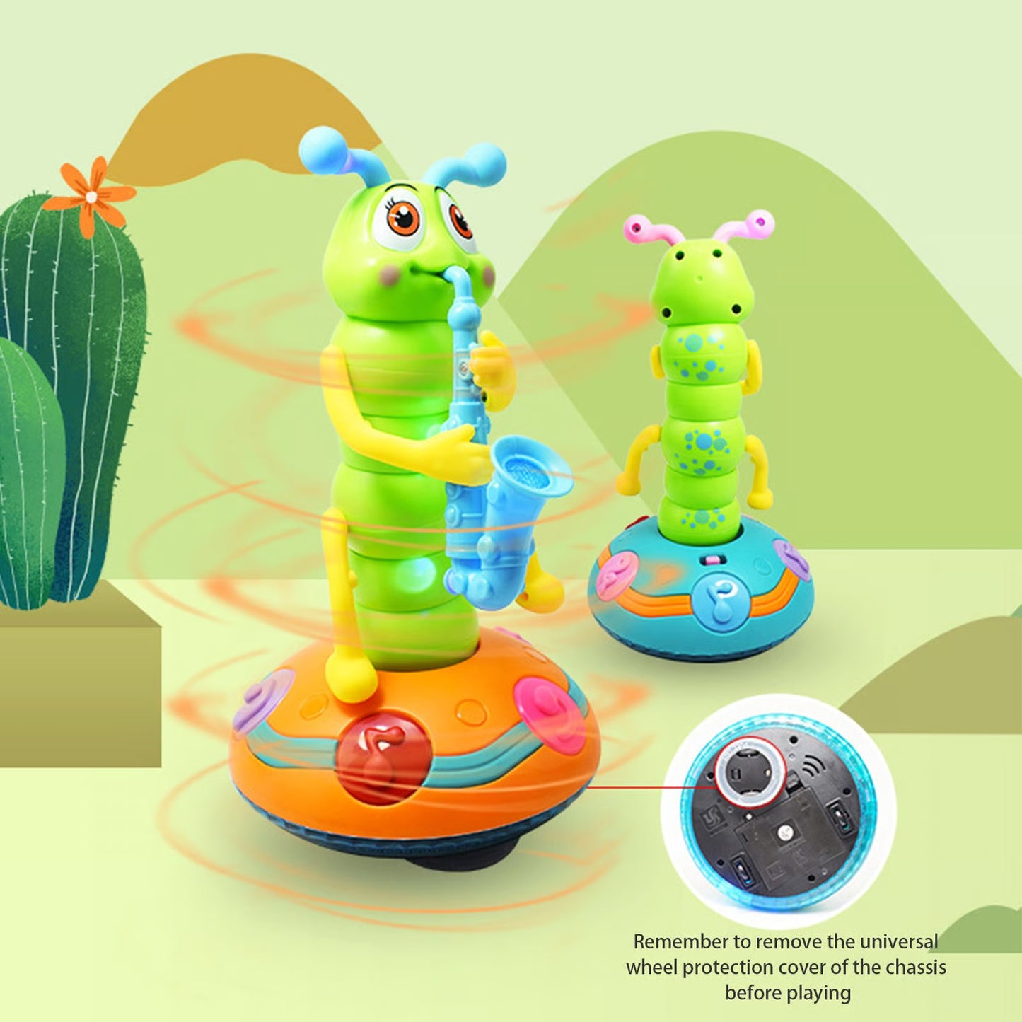 Dancing Saxophone Caterpillar