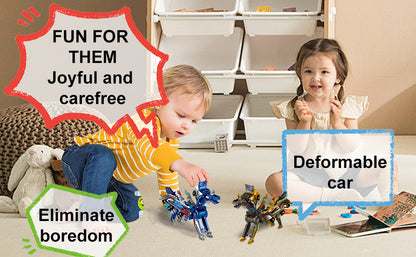 🎁Children's Special ✨ Collision Transforming Dinosaur Car Toy