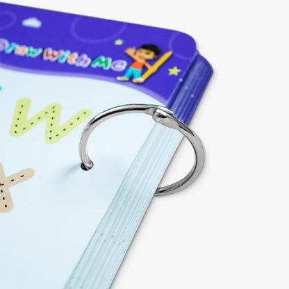 writoimprov™️ 128Pages Reusable Tracing Line Book For kids 📚