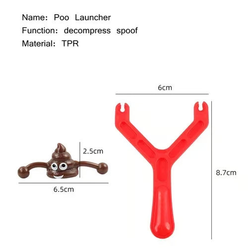 🎅Early Christma Hot Sale - Smiley Poop Slingshot Toy