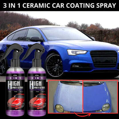 3 in 1 High Protection Quick Car Ceramic Coating Spray - Buy 1 Get 1 FREE