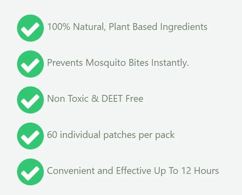 Natural Mosquito Repellent Patches Stickers