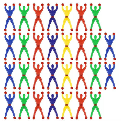 Wall Climbing Toy Spider Man. Pack Of 10