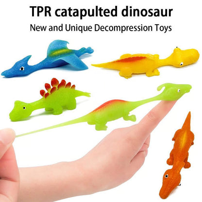 Slingshot Dinosaur Finger Toys (Pack Of 10)