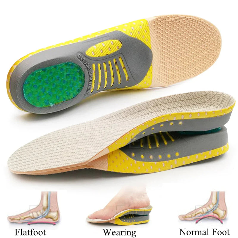 Orthotic Gel Insoles for Plantar Fasciitis/Arch Support/Flat Foot