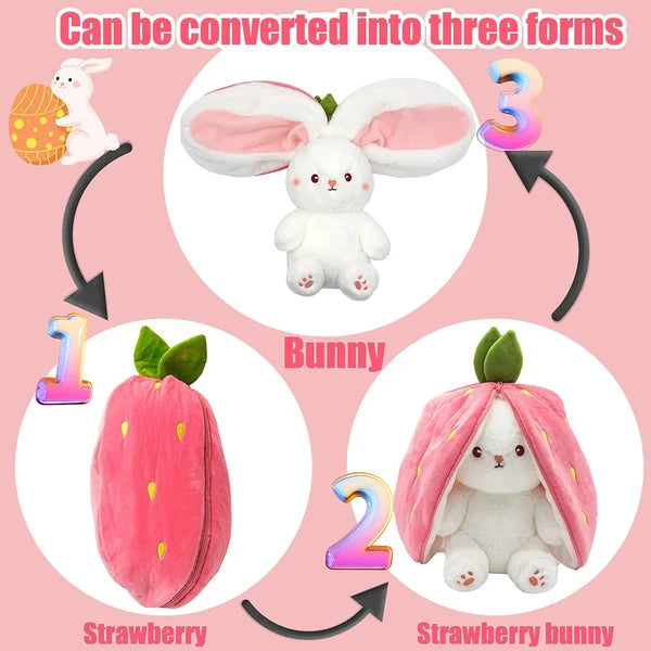 Strawberry Bunny Transformed into Little Rabbit